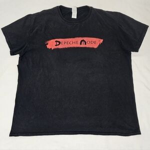 Depeche Mode Global Spirit Tour 2017 Band T-Shirt Gildan Black XL Vtg Rock